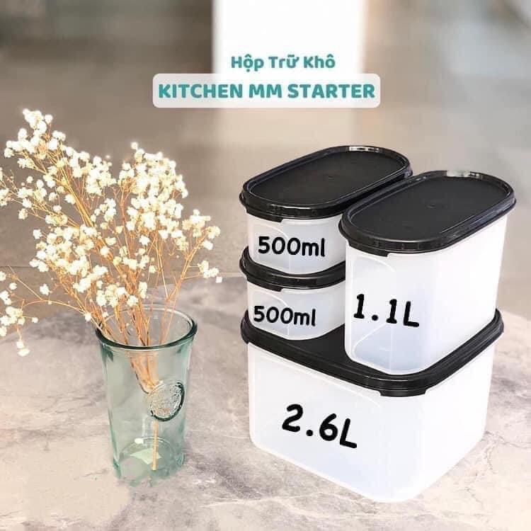 Tupperware bộ hộp trữ khô Kitchen mm starter