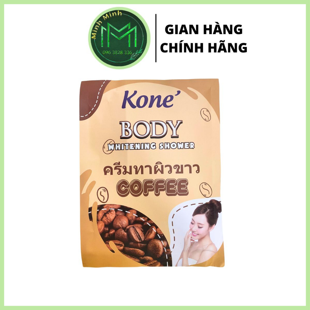 T.ắm Trắng BODY Kone’ Bịch Chiết Xuất Từ Cà Phê Xuất Xứ Thái Lan