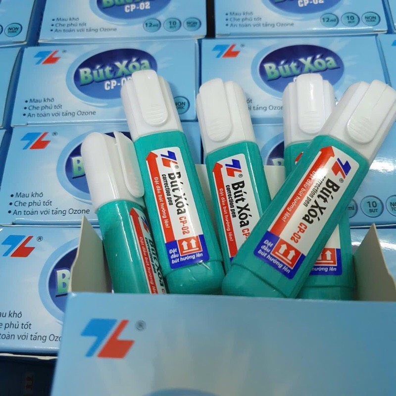 HỘP 10 BÚT XOÁ THIÊN LONG CP-02