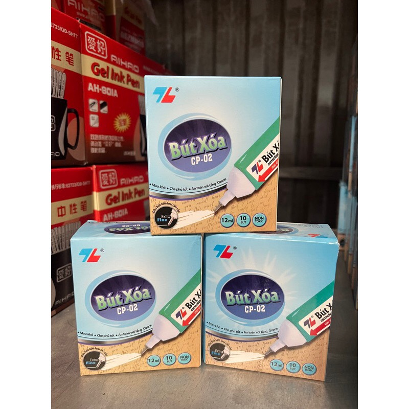 HỘP 10 BÚT XOÁ THIÊN LONG CP-02