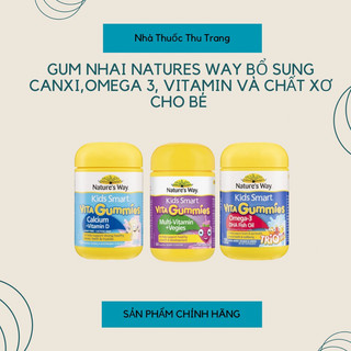ĐỦ BILL - Kẹo Gum Bổ Sung Dưỡng Chất Cho Bé Natures Way
