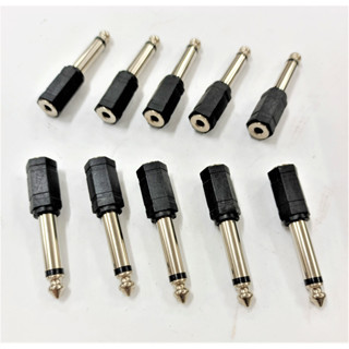 Combo 5 chiếc đầu chuyển audio 6ly mono ra 3.5
