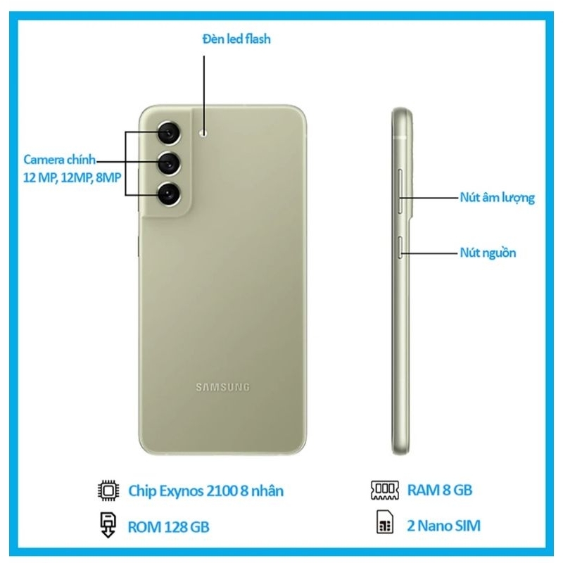 Điện Thoại Samsung Galaxy S21 FE 5G - Chính hãng, Nguyên seal