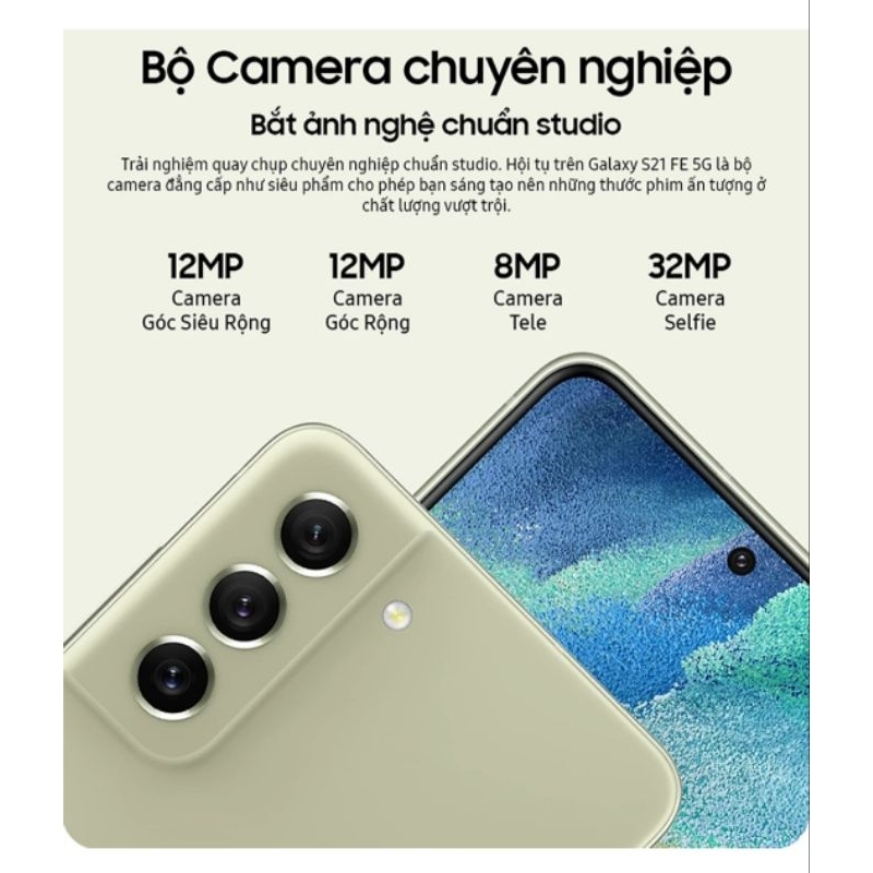 Điện Thoại Samsung Galaxy S21 FE 5G - Chính hãng, Nguyên seal