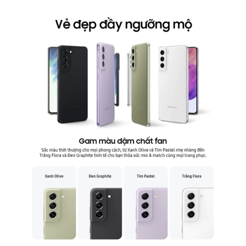 Điện Thoại Samsung Galaxy S21 FE 5G - Chính hãng, Nguyên seal