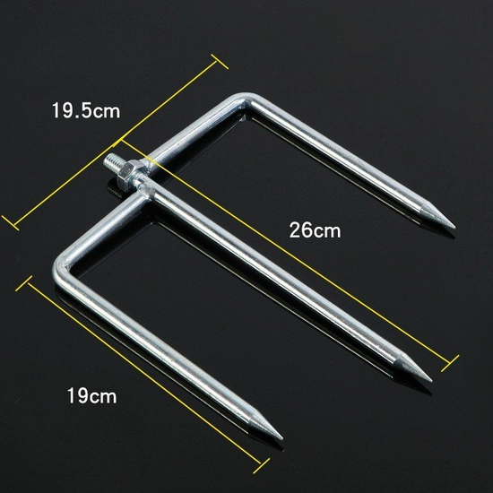 Chân cắm ô dù size 18cm và 26cm, chân cắm đất ô dù câu cá