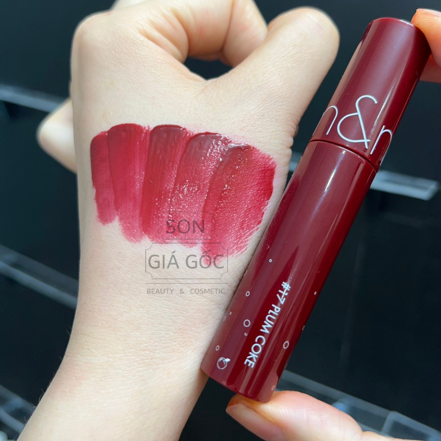 son romand bóng màu 17 Đỏ rượu (Romand Juicy Lasting Tint 17)