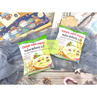 Cháo Yến Mạch Ăn Liền Seaweed Hương Vị Ngọt Ngào Cùng Nấm Đông Cô Gói Ăn Liền