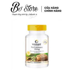 [NỘI ĐỊA ĐỨC] Viên uống chống đột quỵ tai biến mạch máu não Warnke Nattokinase,60v (có bi)