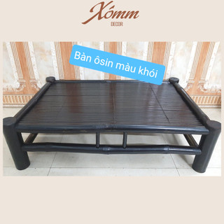 Bàn osin tre, bàn bệt, bàn trà nhật, bàn ăn cơm bằng tre tự nhiên đã qua xử lý mối mọt