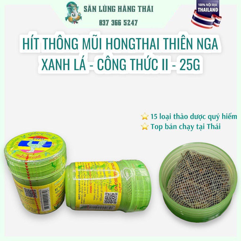 Lọ Hít Thông Mũi Hongthai Hong Thai Thái Lan