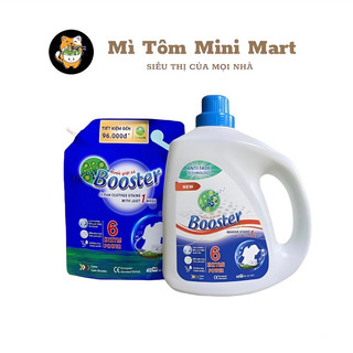 Nước giặt xả Booster hương hoa thiên nhiên can 3,7L