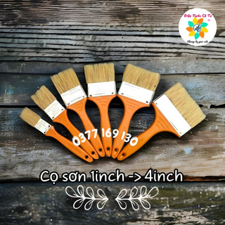 Cọ quét sơn dầu, sơn nước , cọ quét vệ sinh 1inch - 4inch