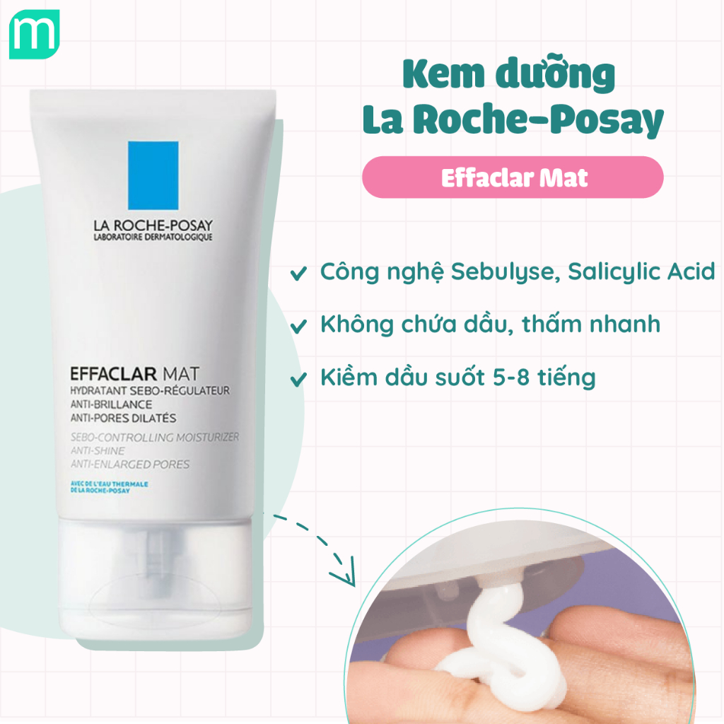 Kem Dưỡng Kiềm Dầu La Roche Posay Effaclar MAT...