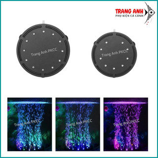 Đĩa sủi oxy tích hợp đèn Led đổi màu Q9/ Q12 - Sủi đĩa oxy cho bể cá