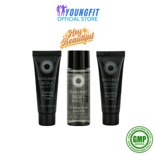 Bộ chăm sóc da mặt trẻ hóa mịn màng serum cream toner radiant seoul - youngfit