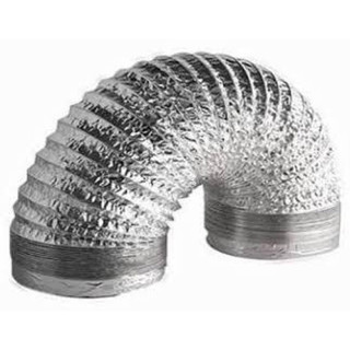 2 Mét Ống bạc máy hút mùi thoát khí phi 150mm - Ống chuyên dùng thông gió hút mùi , hút khói , khí cho bếp
