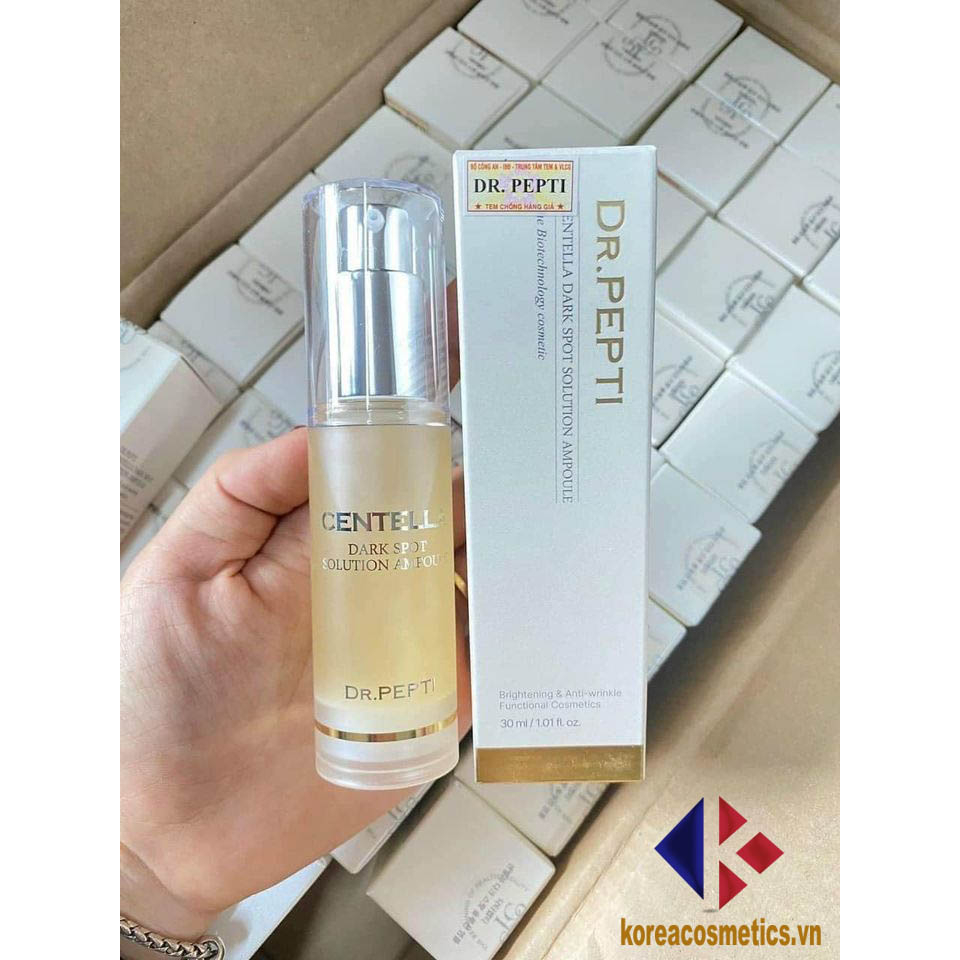Tinh Chất Dr.Pepti Centella Dark Spot Solution Ampoule Chống Lão Hóa Dưỡng Trắng Da 30ml