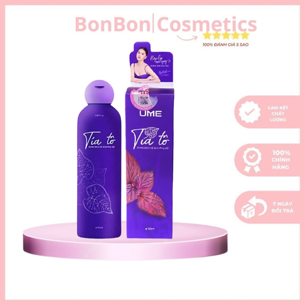 Dung dịch vệ sinh phụ nữ Tía Tô UME 150ml
