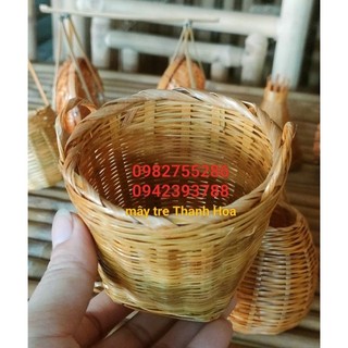 cần xé nhí, mây tre đan mini [8cm]
