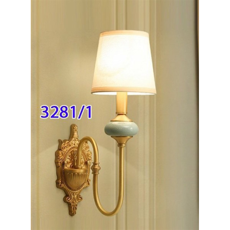 Đèn Tường Trang Trí Phòng Khách T2718-1 Chất Liệu hợp kim và thủy tinh pha lê-Tặng kèm bóng đèn led cao cấp