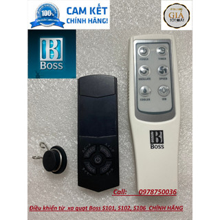 Điều khiển từ xa của quạt điều hòa boss boss s101 ,boss s102 , boss s106 và boss feab-407-g