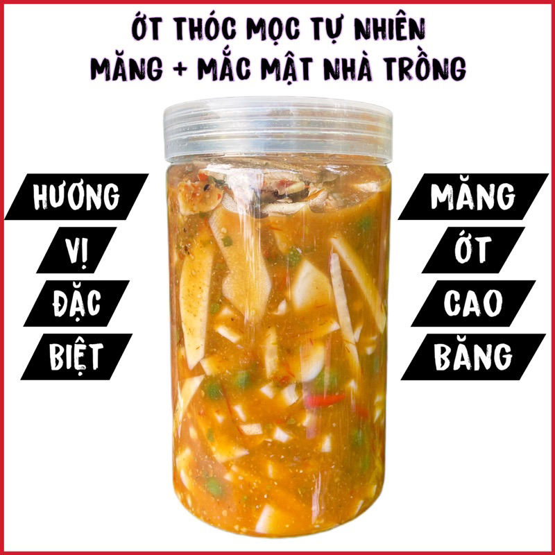 Măng ớt mắc mật cao bằng,thơm ngon chuẩn vị núi rừng, nguyên liệu thiên nhiên vùng cao, đặc sản cao bằng [ hộp 1,5kg ]