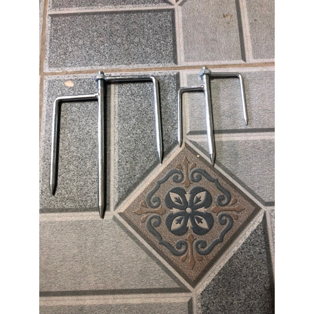 Chân cắm ô dù size 18cm và 26cm, chân cắm đất ô dù câu cá