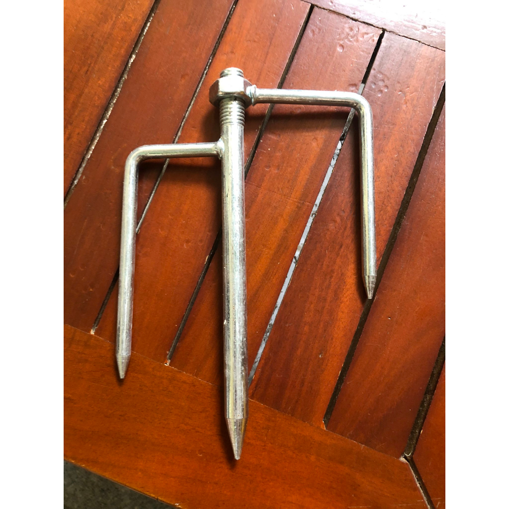 Chân cắm ô dù size 18cm và 26cm, chân cắm đất ô dù câu cá