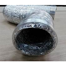 Ống gió bạc CHIỀU DÀI 2MÉT - Thông khói, thông khí phi 120  - Ống chuyên dùng thông gió hút mùi,hút khói,