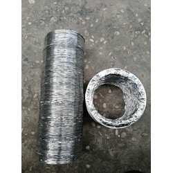 Ống gió bạc CHIỀU DÀI 2MÉT - Thông khói, thông khí phi 120  - Ống chuyên dùng thông gió hút mùi,hút khói,