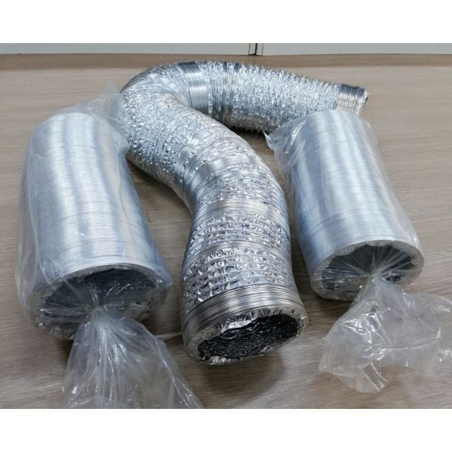 Ống gió bạc CHIỀU DÀI 2MÉT - Thông khói, thông khí phi 120  - Ống chuyên dùng thông gió hút mùi,hút khói,