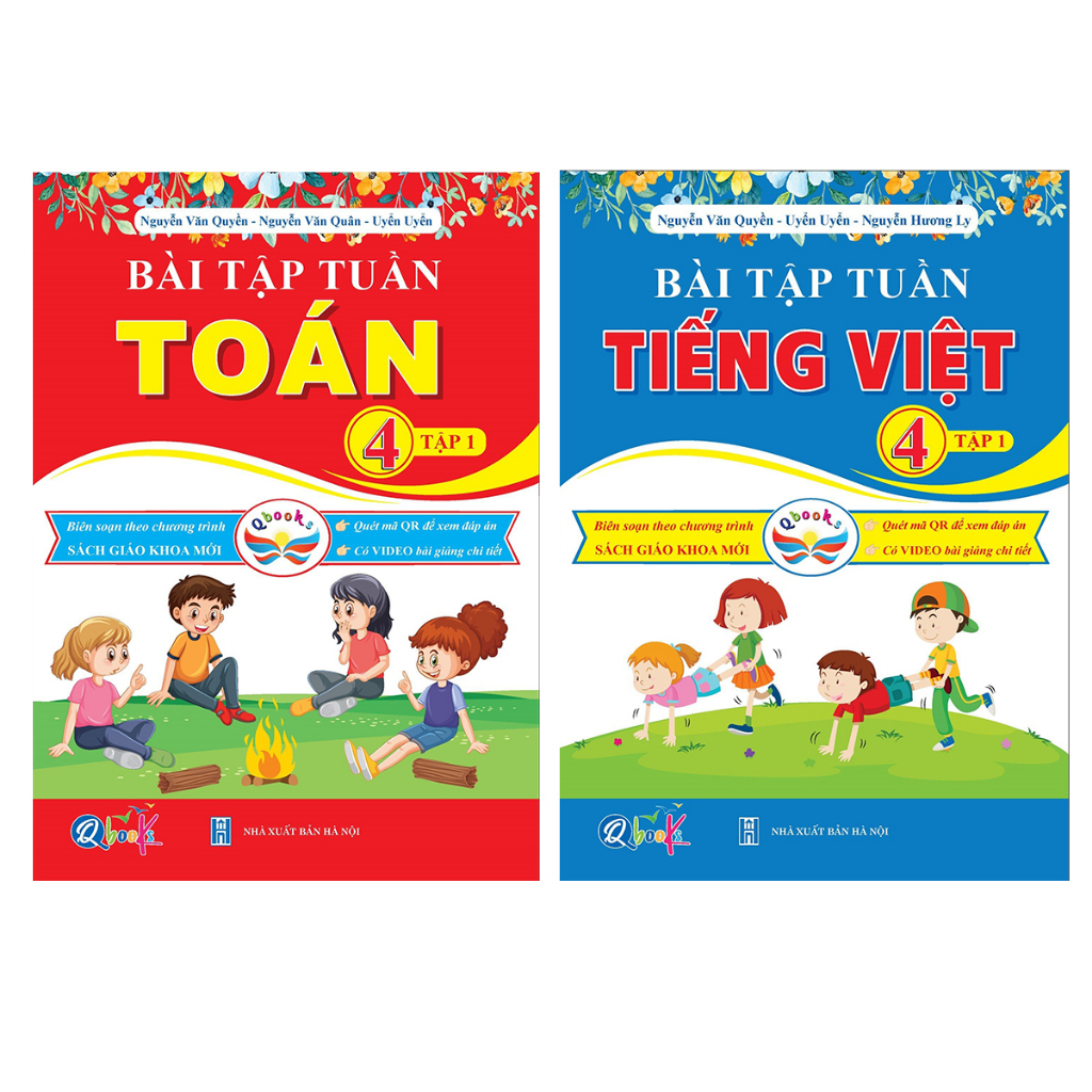 Sách - Combo Bài Tập Tuần Toán + Tiếng Việt Lớp 4 - Tập 1 - Cánh Diều (Bộ 2 Cuốn)