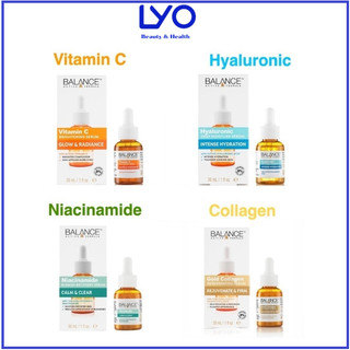 Tinh Chất Làm Sáng Da Balance Active Formula Gold Vitamin C Hyaluronic Serum Niacinamide 15% Blemish Recovery 30ml