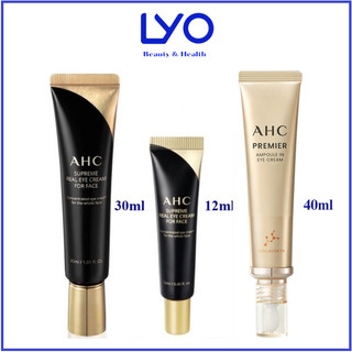 Kem Mắt AHC Season 7 Ageless Real Eye Cream For Face  &  AHC Premier Ampoule In Eye Cream 12ml 30ml 40ml
