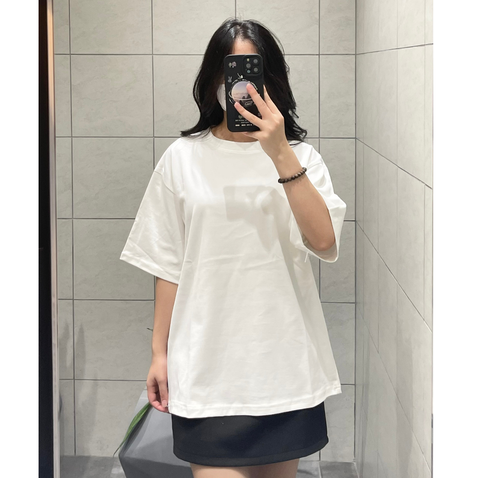 Áo Phông Trơn Tay Lỡ Form Rộng Unisex , Chất Cotton Khô
