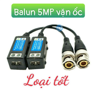 Video balun cho camera 4mp/5mp ahd/cvi/tvi loại tốt vặn vít chống nhiễu