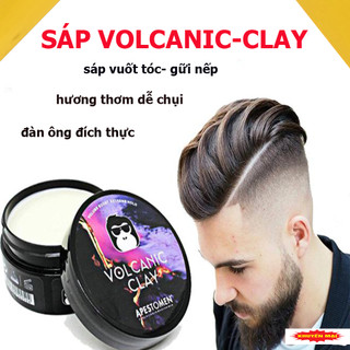 Sáp vuốt tóc nam - sáp vuốt tóc nam volcanic clay v5 80g - sáp vuốt tóc ,dễ vào nếp -giữ nếp tóc nâu 24h, hot !!
