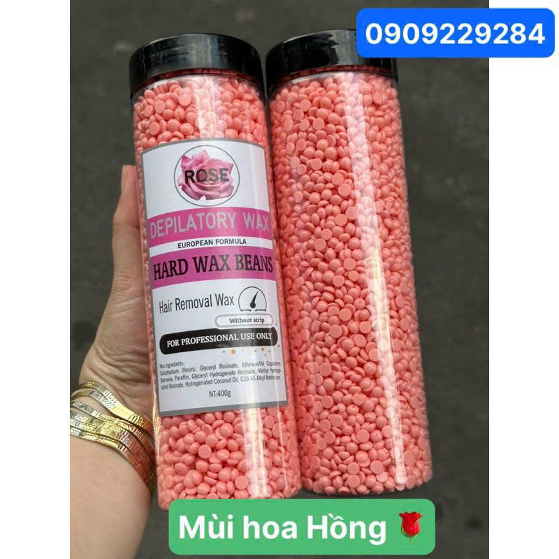Sáp wax lông nóng dạng hạt hủ 400g Chính Hãng