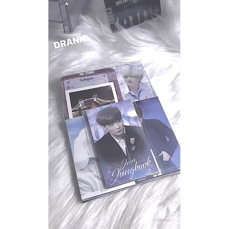 Card ảnh BTS ngẫu nhiên may mắn