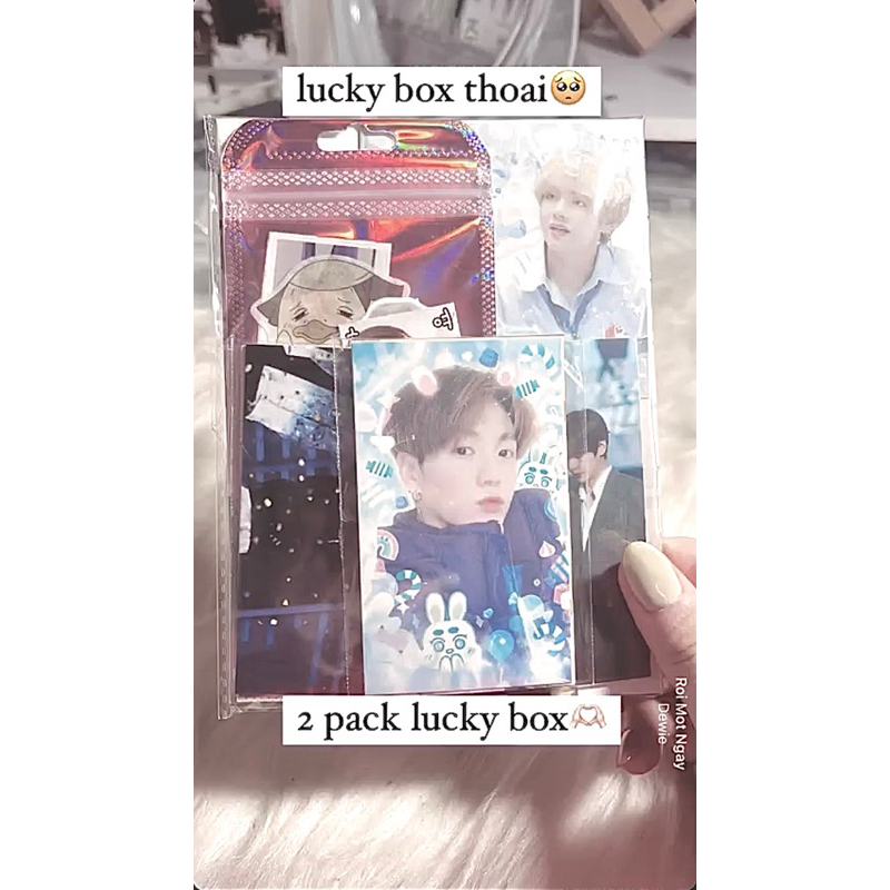 Card ảnh BTS ngẫu nhiên may mắn