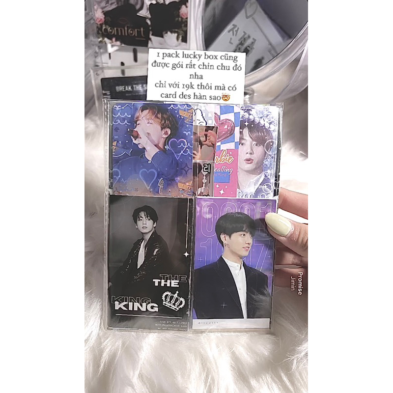 Card ảnh BTS ngẫu nhiên may mắn