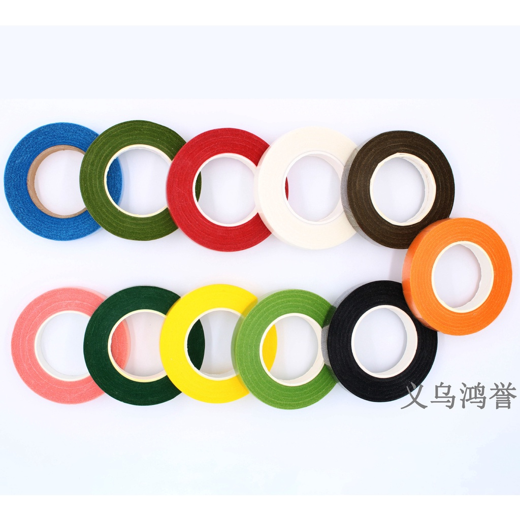 Băng dính sáp , băng dính cuốn cành hoa giả , băng dính trang trí làm thủ công , decor_LT05