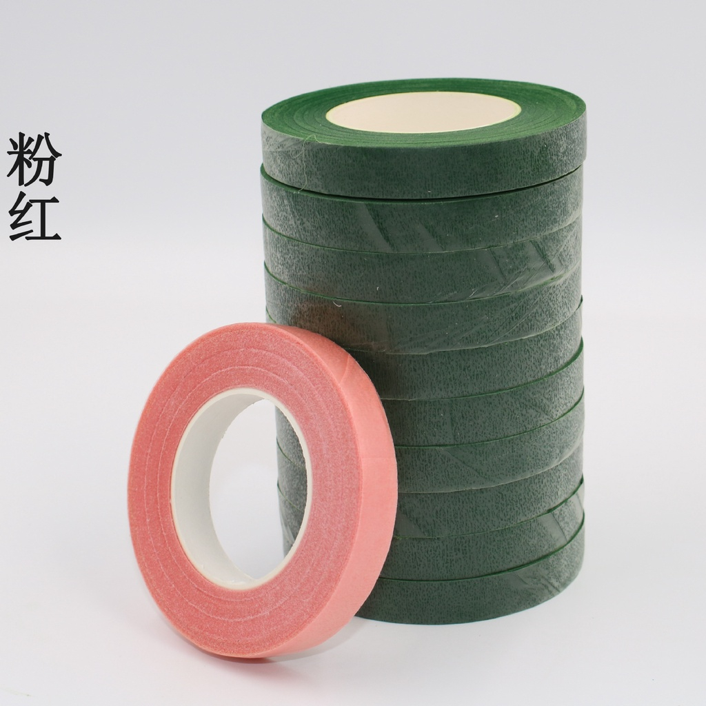 Băng dính sáp , băng dính cuốn cành hoa giả , băng dính trang trí làm thủ công , decor_LT05