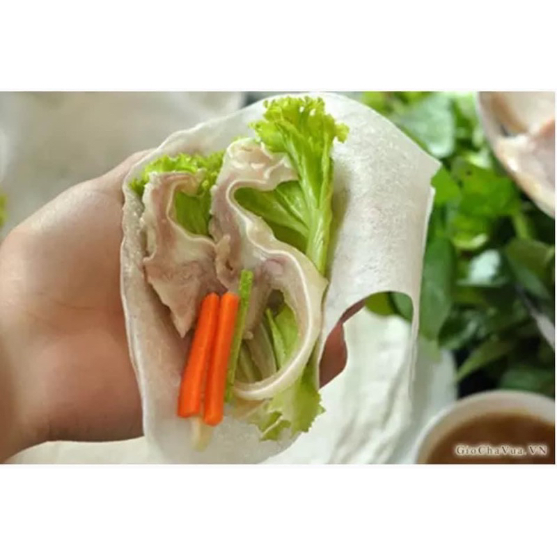 500g Bánh tráng dẻo phơi sương tây ninh cuốn thịt Không mặn - cuốn muối tôm hành phi