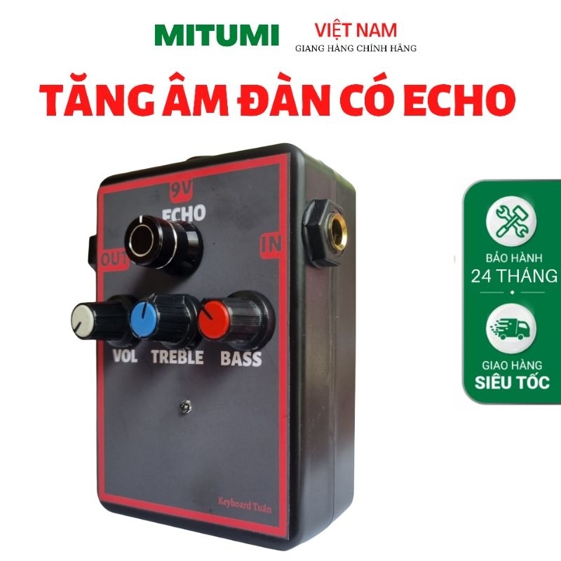 MITUMI - Tăng Âm Echo Sử dụng cho các Nhạc cụ - Đàn Bầu, Guitar Cổ