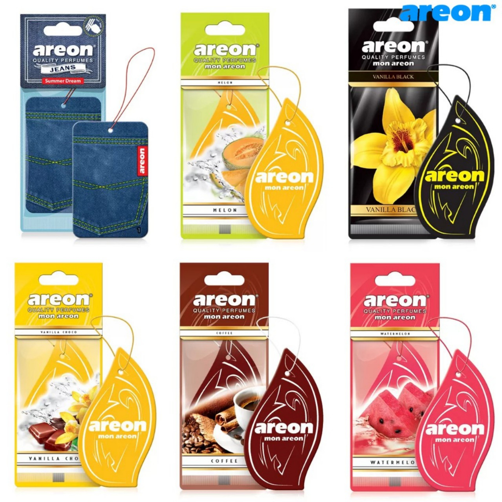 Lá Thơm Areon - Lá Thơm Treo Xe Ô Tô, Khử Mùi Xe Hơi,thơm phòng,khử mùi trong tủ quần áo