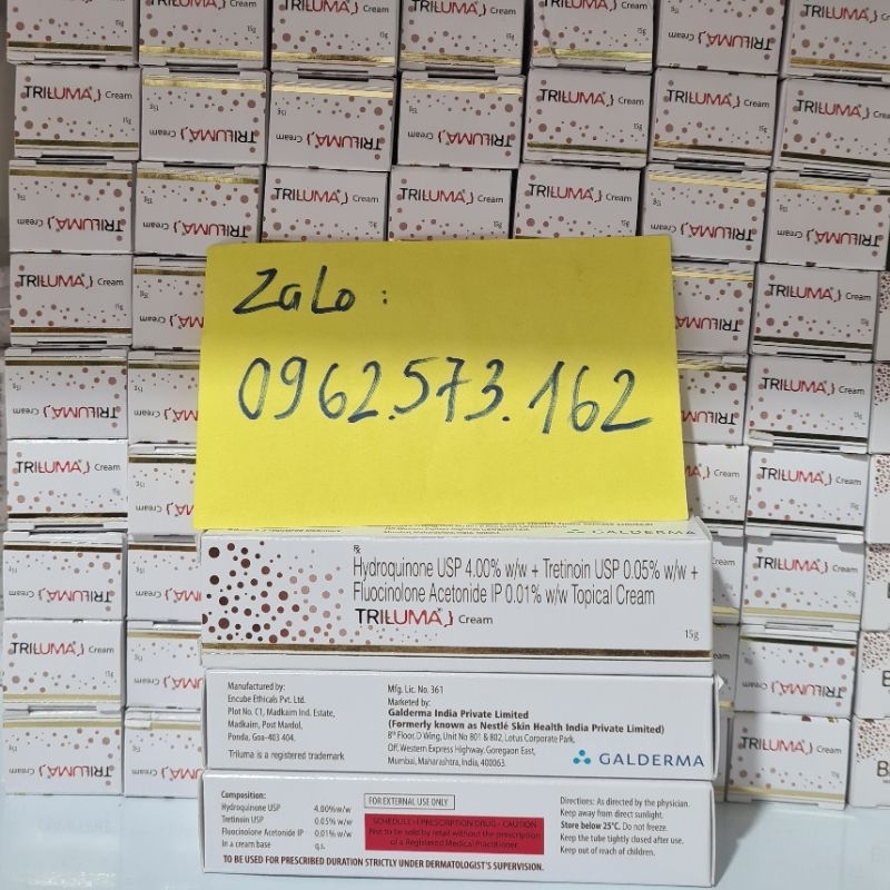 Kem Triluma Cream - Kem dưỡng trắng da, mờ thâm nám 15g