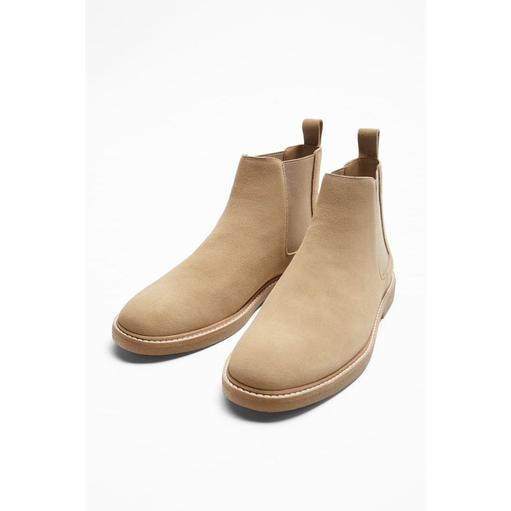 Giày boots nam da lộn Zara authentuc ANKLE size 42