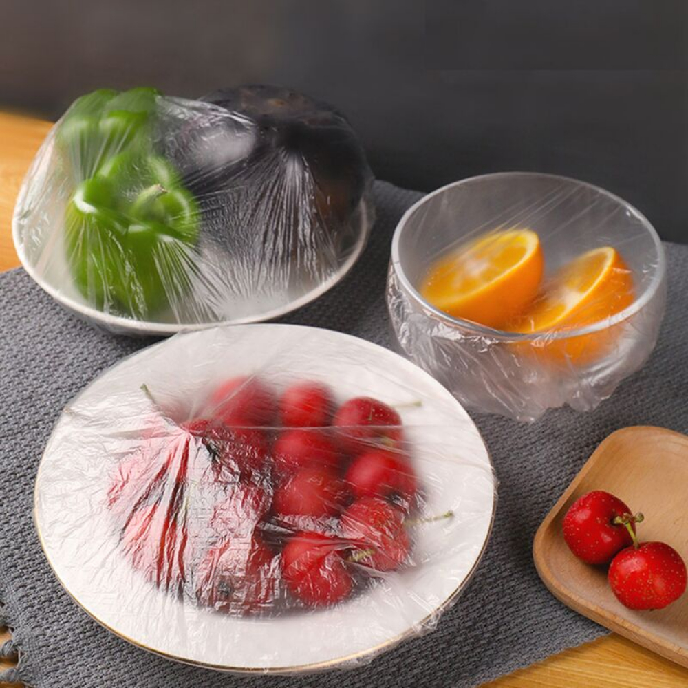 Túi màng bọc thực phẩm hình gấu  co giãn siêu dai, có chun  set 100 chiếc loại 1